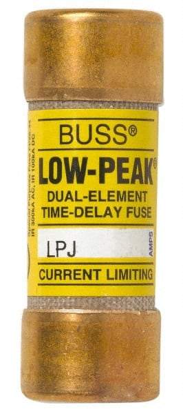 Cooper Bussmann - 300 VDC, 600 VAC, 2.25 Amp, Time Delay General Purpose Fuse - Fuse Holder Mount, 2-1/4" OAL, 100 at DC, 300 at AC (RMS) kA Rating, 13/16" Diam - Eagle Tool & Supply