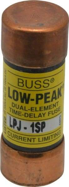 Cooper Bussmann - 300 VDC, 600 VAC, 1 Amp, Time Delay General Purpose Fuse - Fuse Holder Mount, 2-1/4" OAL, 100 at DC, 300 at AC (RMS) kA Rating, 13/16" Diam - Eagle Tool & Supply