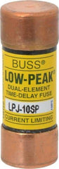 Cooper Bussmann - 300 VDC, 600 VAC, 10 Amp, Time Delay General Purpose Fuse - Fuse Holder Mount, 2-1/4" OAL, 100 at DC, 300 at AC (RMS) kA Rating, 13/16" Diam - Eagle Tool & Supply