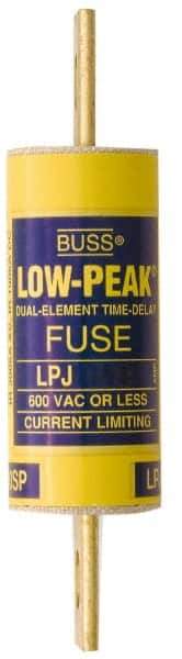 Cooper Bussmann - 300 VDC, 600 VAC, 400 Amp, Time Delay General Purpose Fuse - Bolt-on Mount, 7-1/8" OAL, 100 at DC, 300 at AC (RMS) kA Rating, 2" Diam - Eagle Tool & Supply