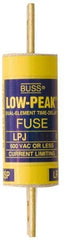 Cooper Bussmann - 300 VDC, 600 VAC, 110 Amp, Time Delay General Purpose Fuse - Bolt-on Mount, 5-3/4" OAL, 100 at DC, 300 at AC (RMS) kA Rating, 1-5/8" Diam - Eagle Tool & Supply