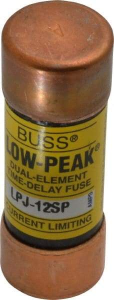 Cooper Bussmann - 300 VDC, 600 VAC, 12 Amp, Time Delay General Purpose Fuse - Fuse Holder Mount, 2-1/4" OAL, 100 at DC, 300 at AC (RMS) kA Rating, 13/16" Diam - Eagle Tool & Supply