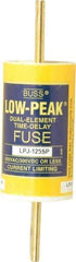 Cooper Bussmann - 300 VDC, 600 VAC, 125 Amp, Time Delay General Purpose Fuse - Bolt-on Mount, 5-3/4" OAL, 100 at DC, 300 at AC (RMS) kA Rating, 1-5/8" Diam - Eagle Tool & Supply