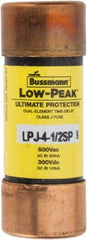 Cooper Bussmann - 300 VDC, 600 VAC, 4.5 Amp, Time Delay General Purpose Fuse - Fuse Holder Mount, 2-1/4" OAL, 100 at DC, 300 at AC (RMS) kA Rating, 13/16" Diam - Eagle Tool & Supply