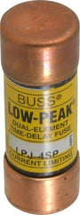 Cooper Bussmann - 300 VDC, 600 VAC, 4 Amp, Time Delay General Purpose Fuse - Fuse Holder Mount, 2-1/4" OAL, 100 at DC, 300 at AC (RMS) kA Rating, 13/16" Diam - Eagle Tool & Supply