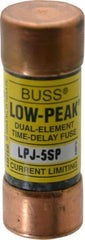 Cooper Bussmann - 300 VDC, 600 VAC, 5 Amp, Time Delay General Purpose Fuse - Fuse Holder Mount, 2-1/4" OAL, 100 at DC, 300 at AC (RMS) kA Rating, 13/16" Diam - Eagle Tool & Supply