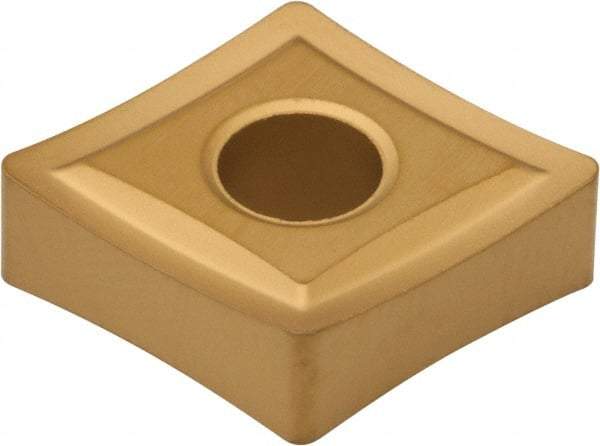 Hertel - CNMG432 M2 Grade HC325 Carbide Turning Insert - TiCN/Al2O3/TiN Finish, 80° Diamond, 1/2" Inscr Circle, 3/16" Thick, 1/32" Corner Radius - Eagle Tool & Supply