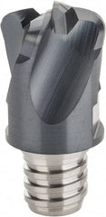 Iscar - MM EFF Grade IC903 Carbide End Milling Tip Insert - TiAlN Finish, 4 Flutes, 16mm Cutting Diam, 0.8mm Depth of Cut, 20.5mm Extension, 0.128" Cnr Rad - Eagle Tool & Supply