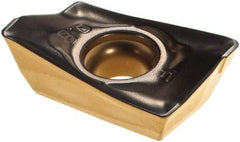 Walter - ADKT1606 F56 Grade WAK15 Carbide Milling Insert - TiCN/Al2O3/TiN Finish, 0.2421" Thick, 0.8mm Corner Radius - Eagle Tool & Supply