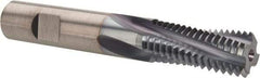 Emuge - 3/4-10 UNC, 0.621" Cutting Diam, 4 Flute, Solid Carbide Helical Flute Thread Mill - Internal Thread, 1.548" LOC, 4-1/4" OAL, 5/8" Shank Diam - Eagle Tool & Supply