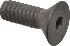 Holo-Krome - #5-40 UNC Hex Socket Drive, 82° Flat Screw - Alloy Steel, Black Oxide Finish, Fully Threaded, 3/8" OAL - Eagle Tool & Supply