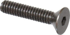 Holo-Krome - #5-40 UNC Hex Socket Drive, 82° Flat Screw - Alloy Steel, Black Oxide Finish, Fully Threaded, 5/8" OAL - Eagle Tool & Supply