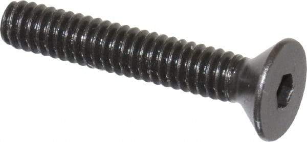 Holo-Krome - #5-40 UNC Hex Socket Drive, 82° Flat Screw - Alloy Steel, Black Oxide Finish, Fully Threaded, 3/4" OAL - Eagle Tool & Supply