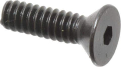 Holo-Krome - #6-32 UNC Hex Socket Drive, 82° Flat Screw - Alloy Steel, Black Oxide Finish, Fully Threaded, 1/2" OAL - Eagle Tool & Supply