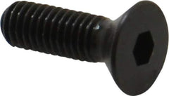Holo-Krome - #10-32 UNF Hex Socket Drive, 82° Flat Screw - Alloy Steel, Black Oxide Finish, Fully Threaded, 5/8" OAL - Eagle Tool & Supply