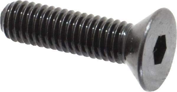 Holo-Krome - #10-32 UNF Hex Socket Drive, 82° Flat Screw - Alloy Steel, Black Oxide Finish, Fully Threaded, 3/4" OAL - Eagle Tool & Supply