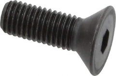 Holo-Krome - 1/4-28 UNF Hex Socket Drive, 82° Flat Screw - Alloy Steel, Black Oxide Finish, Fully Threaded, 3/4" OAL - Eagle Tool & Supply