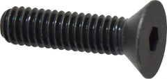 Holo-Krome - 5/16-18 UNC Hex Socket Drive, 82° Flat Screw - Alloy Steel, Black Oxide Finish, Fully Threaded, 1-1/4" OAL - Eagle Tool & Supply