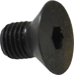 Holo-Krome - 5/16-24 UNF Hex Socket Drive, 82° Flat Screw - Alloy Steel, Black Oxide Finish, Fully Threaded, 1/2" OAL - Eagle Tool & Supply