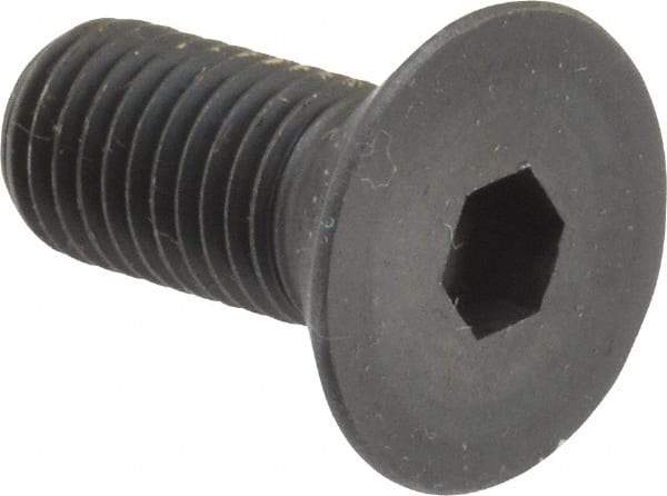 Holo-Krome - 5/16-24 UNF Hex Socket Drive, 82° Flat Screw - Alloy Steel, Black Oxide Finish, Fully Threaded, 3/4" OAL - Eagle Tool & Supply