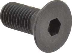 Holo-Krome - 5/16-24 UNF Hex Socket Drive, 82° Flat Screw - Alloy Steel, Black Oxide Finish, Fully Threaded, 3/4" OAL - Eagle Tool & Supply