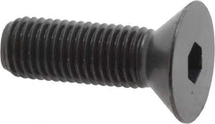 Holo-Krome - 5/16-24 UNF Hex Socket Drive, 82° Flat Screw - Alloy Steel, Black Oxide Finish, Fully Threaded, 1" OAL - Eagle Tool & Supply