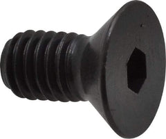 Holo-Krome - 3/8-16 UNC Hex Socket Drive, 82° Flat Screw - Alloy Steel, Black Oxide Finish, Fully Threaded, 3/4" OAL - Eagle Tool & Supply