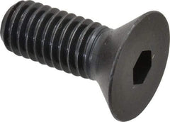 Holo-Krome - 3/8-16 UNC Hex Socket Drive, 82° Flat Screw - Alloy Steel, Black Oxide Finish, Fully Threaded, 1" OAL - Eagle Tool & Supply