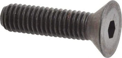 Holo-Krome - 3/8-16 UNC Hex Socket Drive, 82° Flat Screw - Alloy Steel, Black Oxide Finish, Fully Threaded, 1-1/2" OAL - Eagle Tool & Supply