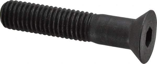 Holo-Krome - 1/2-13 UNC Hex Socket Drive, 82° Flat Screw - Alloy Steel, Black Oxide Finish, Partially Threaded, 2-1/2" OAL - Eagle Tool & Supply