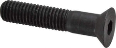 Holo-Krome - 1/2-13 UNC Hex Socket Drive, 82° Flat Screw - Alloy Steel, Black Oxide Finish, Partially Threaded, 2-1/2" OAL - Eagle Tool & Supply