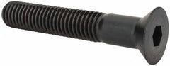 Holo-Krome - 1/2-13 UNC Hex Socket Drive, 82° Flat Screw - Alloy Steel, Black Oxide Finish, Partially Threaded, 3" OAL - Eagle Tool & Supply