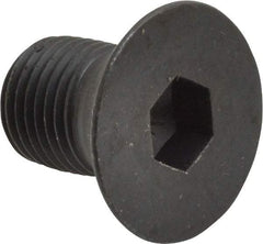 Holo-Krome - 1/2-20 UNF Hex Socket Drive, 82° Flat Screw - Alloy Steel, Black Oxide Finish, Fully Threaded, 3/4" OAL - Eagle Tool & Supply