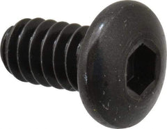 Holo-Krome - #10-24 UNC Hex Socket Drive, Button Screw - Alloy Steel, Black Oxide Finish, Fully Threaded, 3/8" Length Under Head - Eagle Tool & Supply