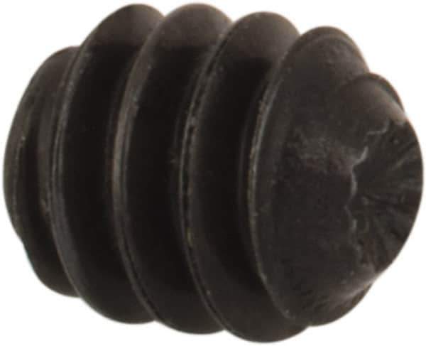 Holo-Krome - #4-40 UNC, 1/8" OAL, Internal Knurl Point Set Screw - Grade ASTM F912 Alloy Steel, 0.05" Key - Eagle Tool & Supply