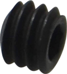 Holo-Krome - #8-32 UNC, 1/8" OAL, Internal Knurl Point Set Screw - Grade 8 Alloy Steel, 5/64" Key - Eagle Tool & Supply