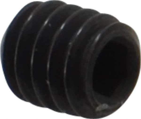 Holo-Krome - #8-32 UNC, 3/16" OAL, Internal Knurl Point Set Screw - Grade 8 Alloy Steel, 5/64" Key - Eagle Tool & Supply