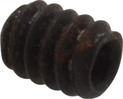 Holo-Krome - #10-24 UNC, 1/4" OAL, Internal Knurl Point Set Screw - Grade 8 Alloy Steel, 3/32" Key - Eagle Tool & Supply