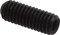 Holo-Krome - #10-32 UNF, 1/2" OAL, Internal Knurl Point Set Screw - Grade 8 Alloy Steel, 3/32" Key - Eagle Tool & Supply