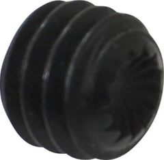 Holo-Krome - 5/16-18 UNC, 1/4" OAL, Internal Knurl Point Set Screw - Grade 8 Alloy Steel, 5/32" Key - Eagle Tool & Supply