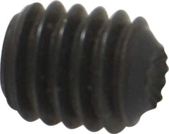 Holo-Krome - 5/16-18 UNC, 3/8" OAL, Internal Knurl Point Set Screw - Grade 8 Alloy Steel, 5/32" Key - Eagle Tool & Supply