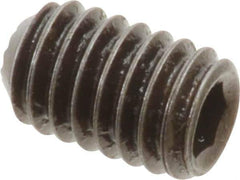 Holo-Krome - 5/16-18 UNC, 1/2" OAL, Internal Knurl Point Set Screw - Grade 8 Alloy Steel, 5/32" Key - Eagle Tool & Supply