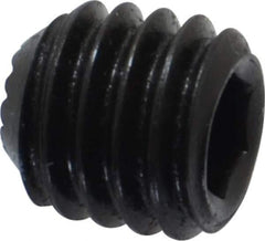 Holo-Krome - 3/8-16 UNC, 3/8" OAL, Internal Knurl Point Set Screw - Grade 8 Alloy Steel, 3/16" Key - Eagle Tool & Supply