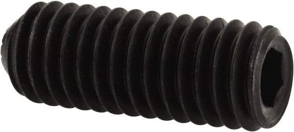Holo-Krome - 3/8-16 UNC, 1" OAL, Internal Knurl Point Set Screw - Grade 8 Alloy Steel, 3/16" Key - Eagle Tool & Supply