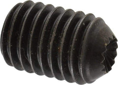 Holo-Krome - 1/2-13 UNC, 3/4" OAL, Internal Knurl Point Set Screw - Grade 8 Alloy Steel, 1/4" Key - Eagle Tool & Supply