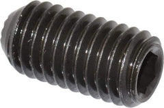 Holo-Krome - 1/2-13 UNC, 1" OAL, Internal Knurl Point Set Screw - Grade 8 Alloy Steel, 1/4" Key - Eagle Tool & Supply