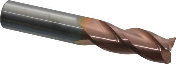 ProMax - 1/2" Diam 3 Flute Solid Carbide 0.02" Corner Radius End Mill - Eagle Tool & Supply