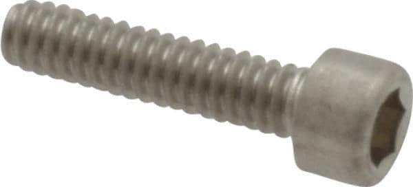 Holo-Krome - #2-56 UNC Hex Socket Drive, Socket Cap Screw - Grade 18-8 Stainless Steel, Uncoated, Fully Threaded, 3/8" Length Under Head - Eagle Tool & Supply