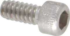 Holo-Krome - #4-40 UNC Hex Socket Drive, Socket Cap Screw - Grade 18-8 Stainless Steel, Uncoated, Fully Threaded, 1/4" Length Under Head - Eagle Tool & Supply