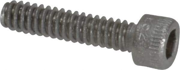 Holo-Krome - #4-40 UNC Hex Socket Drive, Socket Cap Screw - Grade 18-8 Stainless Steel, Uncoated, Fully Threaded, 1/2" Length Under Head - Eagle Tool & Supply